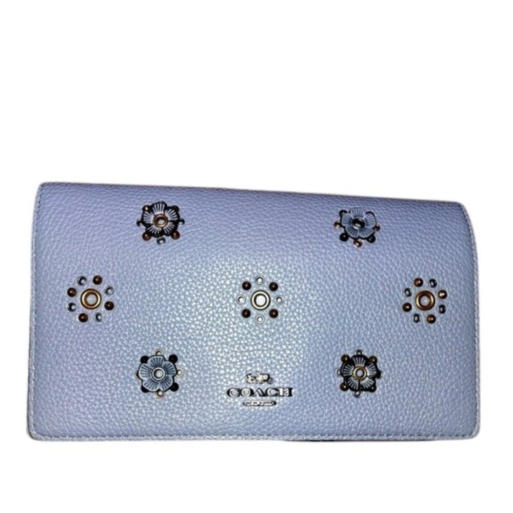COACH Hayden Foldover Crossbody Clutch Bag With Scattered Rivets